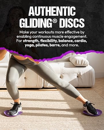 Core sliders for hardwood and carpet exercises