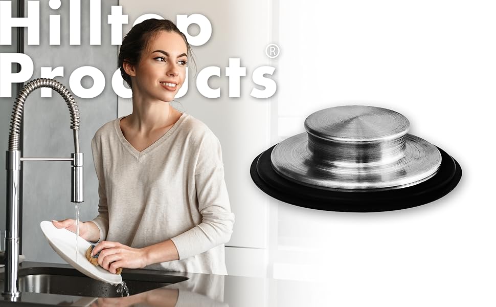 3 3/8 inch (8.57Cm) - Kitchen Sink Stopper Stainless Steel Garbage Disposal Plug