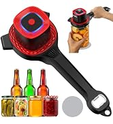Electric Jar Opener for Seniors with Auto-Adjusting Gripper, Rechargeable Jar & Bottle Openers fo...