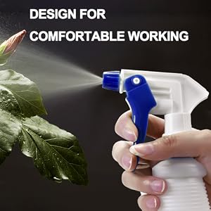 Plastic Spray Bottles 24 Oz Bealee for Cleaning Solutions