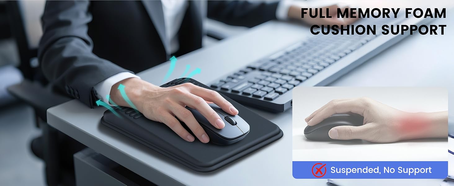 ergonomic mouse pad