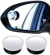 WildAuto blind spot mirrors 2 pack for Car, Side Mirror Blindspot Convex HD Glass Round Frameless...