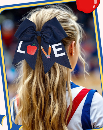 Large cheer bows for teenage girls !!!