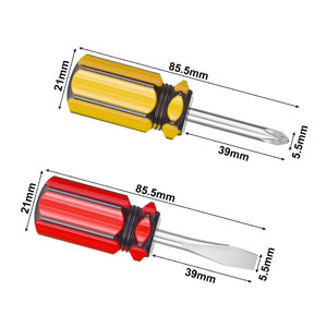 radish short shank screwdriver