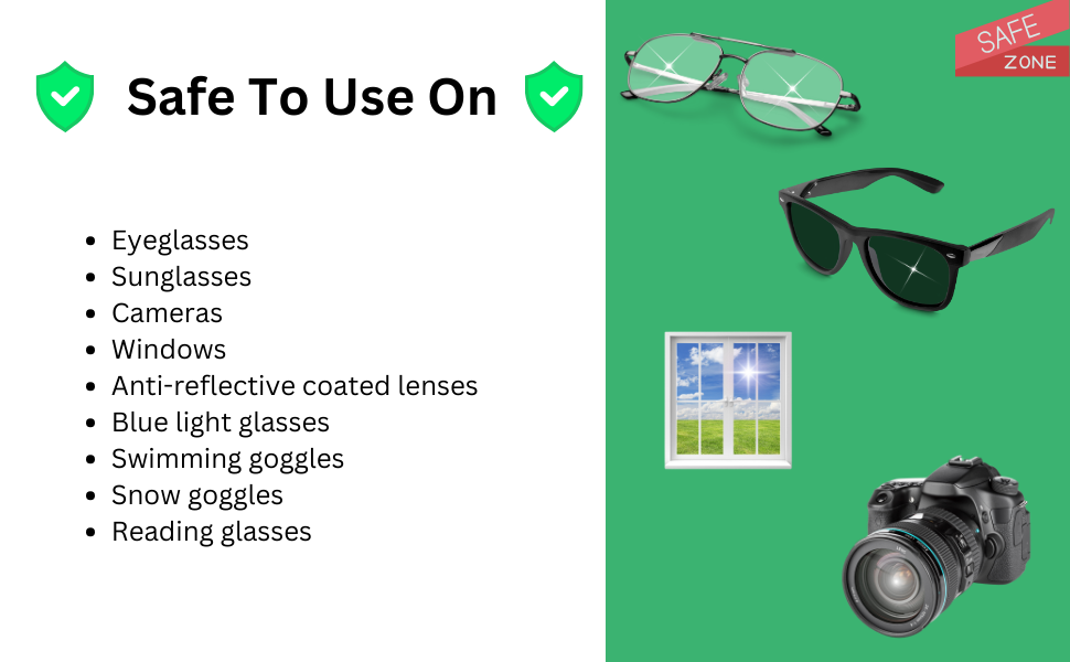 Safe to Use lens cleaner