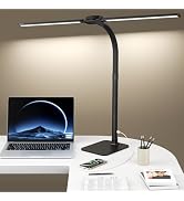 Desk Lamp with USB Charging Port for Home Office 24w Architect Remote Base Dual Task Led Light Mo...