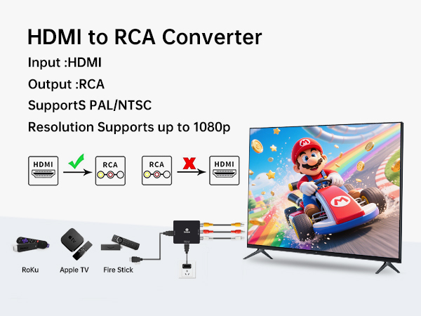 HDMI to AV Adapter