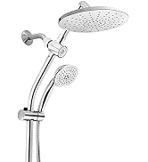 Niagara Conservation California Compliant Water-Efficiency ShowerRail Kit with 1.75 GPM 9 inch Ra...