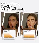 HUGOAI makeup mirror with lights