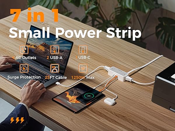 Flat plug Extension cord