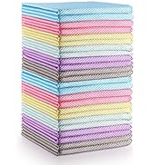 Easy Clean Fish Scale Nanoscale Dish Cloths,Streak Free Miracle Microfiber Cleaning Cloths for Ki...