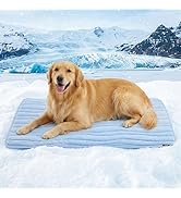 ZOMISIA Dog Cooling Mat XXL for Kennel Crate - Thin Portable Pet Cooling Pad, Breathable and Wash...
