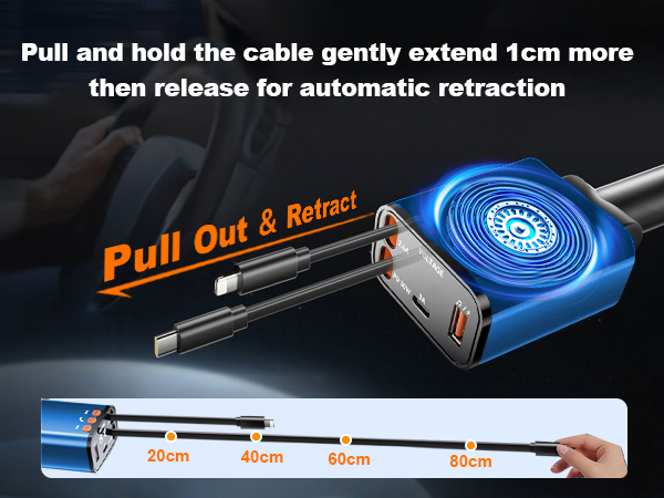 retractable car charger
