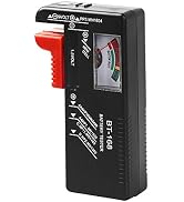 VTECHOLOGY 1Pcs Battery Tester Checker, Universal Battery Checker Model BT-168for AA AAA C D 9V 1...