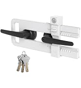 AST Double Door Lockout Device, French Door Reinforcement Lock with 3 Keys, Lockout to Double Doo...