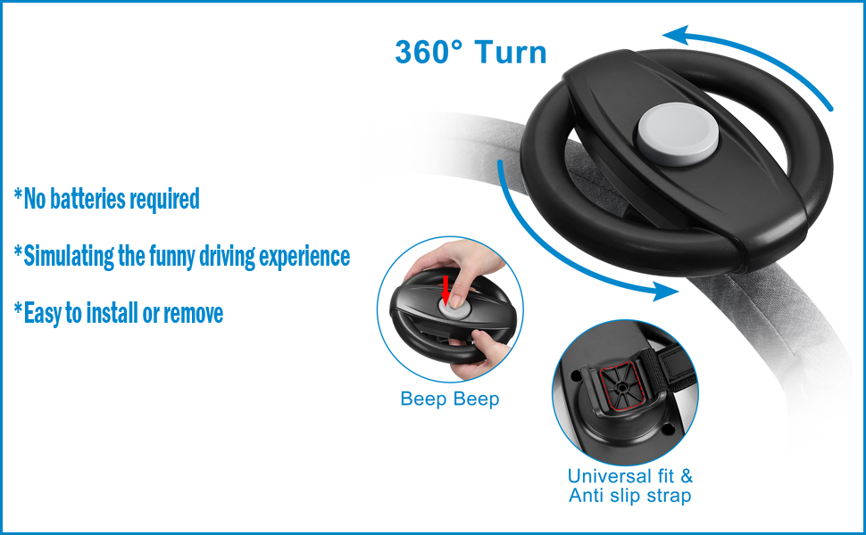 Stroller Steering Wheel Toy