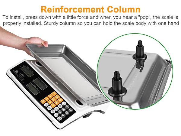 Commercial food scale