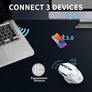 3 mode wireless mouse
