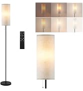 Floor Lamp for Living Room, Modern Standing Lamps with Lampshade, Minimalist Tall Lamp with Chain...