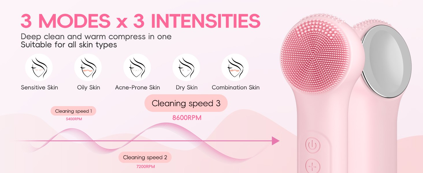 cepillo facial para la cara