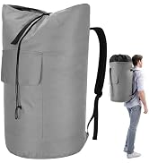 Laudnry Bag Extra Large Heavy Duty, 115L Backpack Laundry Bag for College, Laundry Bag with Strap...