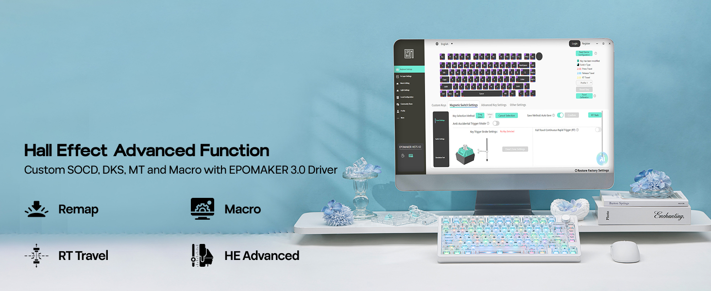 HE75 V2 Hall Effect Gaming Keyboard