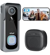 ieGeek Doorbell Camera Wireless No Subscription - Wireless Video Doorbell with Chime, Doorbell wi...