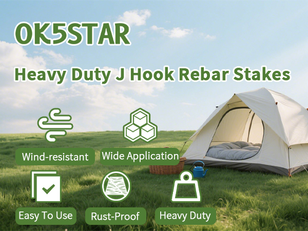 j hook rebar stakes 12 inch
