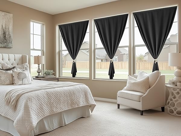 portable blackout curtains suction cups rodless curtains for window self adhesive curtain