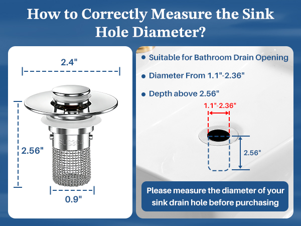stainless steel drain strainer