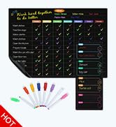 MoKo Dry Erase Chore Chart, Magnetic Name & Reward List Chore Chart for Multiple Kids,Magnetic Ca...