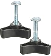 YuanHolumid 2 Sets Lawn Mower Handle Screws Triangle Handle Knob Nut Screws for Various Types of ...