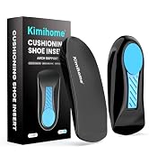 Kimihome Plantar Fasciitis Relief Insoles - 3/4 Anti-Slip & Arch Support Shoe Inserts - Heel Cups...