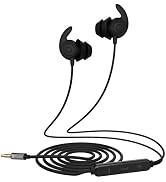 Hmusic 3.5mm Wired Sleep Earbuds for Side Sleepers – Ultra-Thin in-Ear Design with Soft Silicone ...