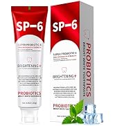 SP-6 Probiotics Whitening Toothpaste - Probiotics for Teeth Whitening and Gum Health - Enamel-Saf...