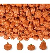 FESTGLOX 100Pcs Mini Pumpkins for Decorating,Resin Tiny Pumpkins for Crafts | Small Decorative Mi...