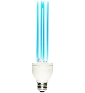 25 Watts Ozone UVC Light Bulb, 185nm wavelength UV Lamp for Basement/Storehouse/Car/Kitchen/Bedro...
