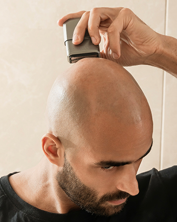 portable head shaver