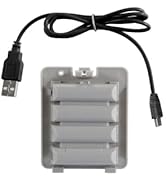3800mAh Rechargeable Battery Pack & Cable for Wii Fit Balance Board High Capacity Battery Pack Re...