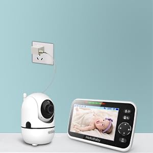 video baby monitor with camera and audio