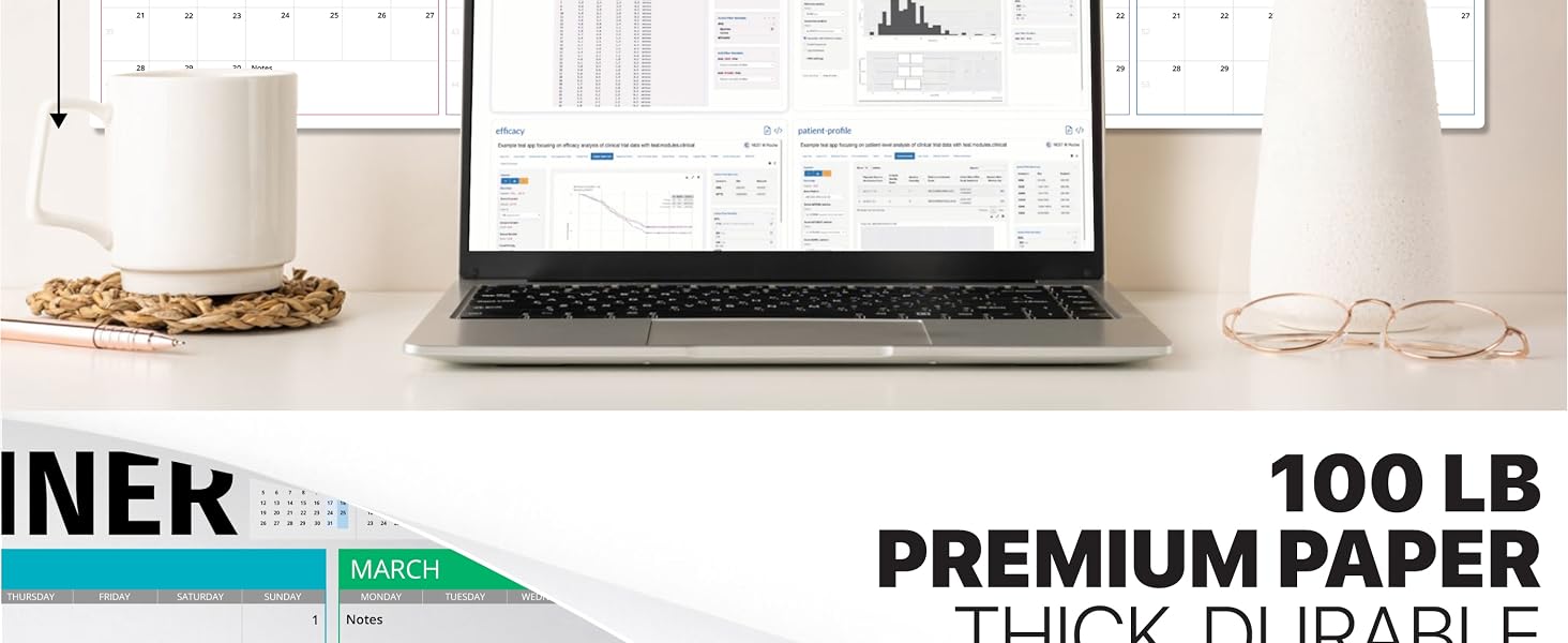 Hambli Office Extra Large Full Year Wall Planner