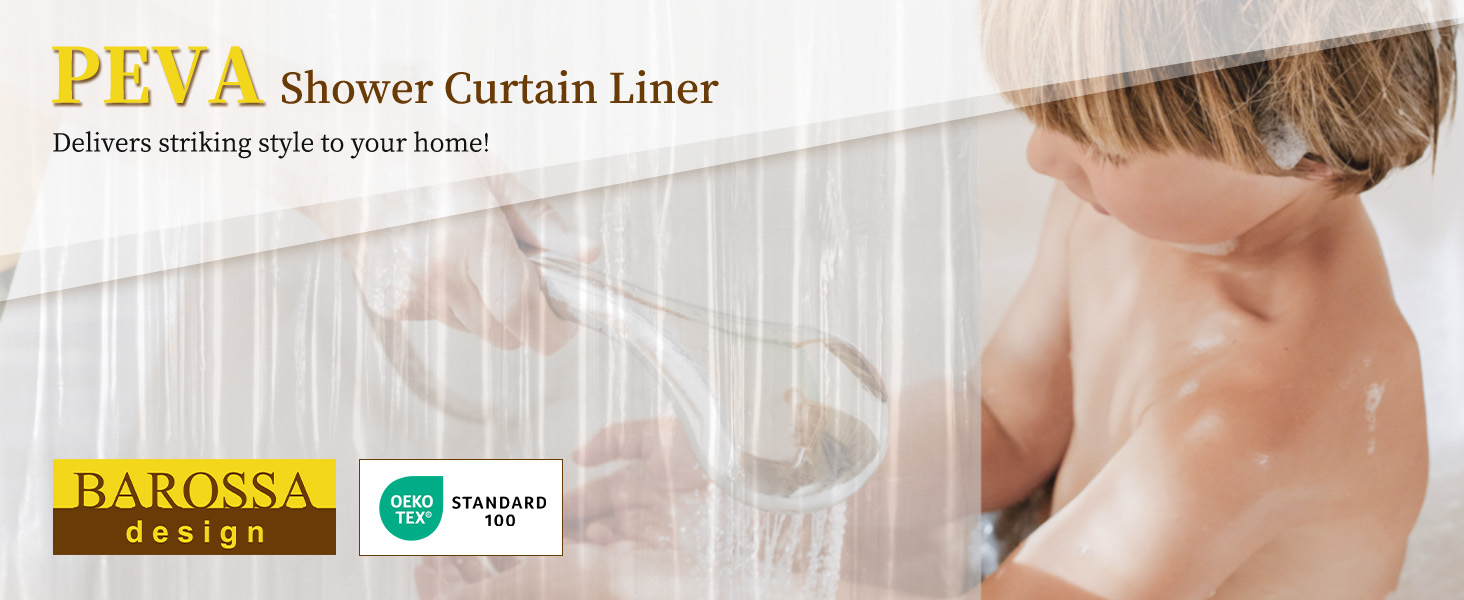 clear shower curtain liner