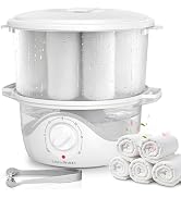 EASYINBEAUTY Hot Towel Warmer for Spa, 2.6L Small Towel Warmer with Transparent Water Tank, Rapid...