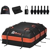 Asinking Car Roof Bag Rooftop top Cargo Carrier Bag 15 Cubic feet Waterproof for All Cars with/Wi...
