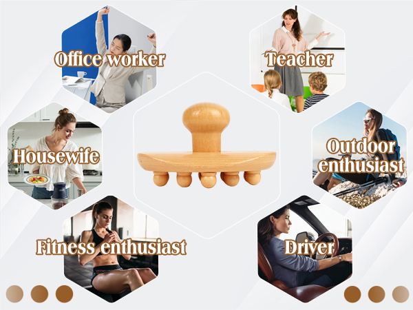 wooden cellulite massager