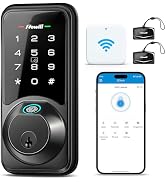 WiFi Smart Lock, Zowill DK07G Fingerprint Door Lock with APP & Voice Control, 7-in-1 Smart Door L...
