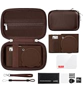 TLKOA Camera Case for Panasonic LUMIX ZS99 TZ99 Point and Shoot Camera | Hard Carrying Case + Sof...