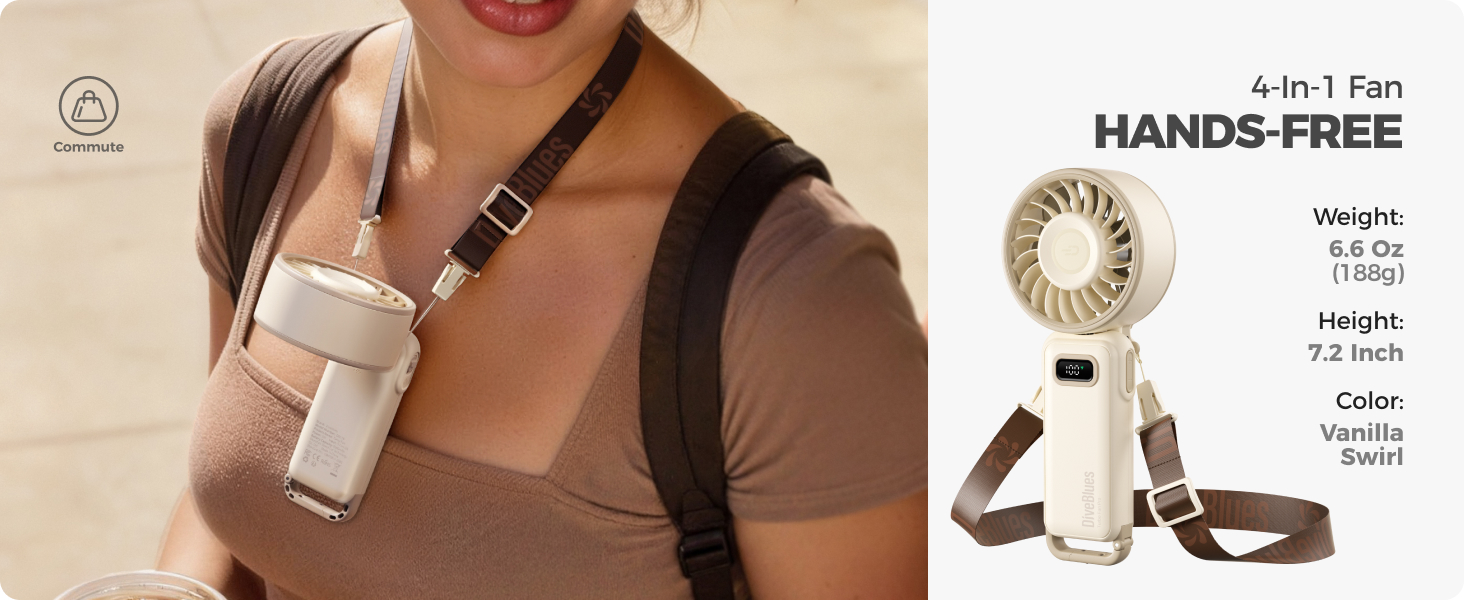 hands free 4-in-1 fan