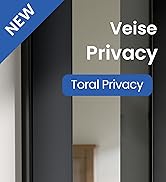 Veise 10 Pack Door Handles Interior, Privacy Door Levers Lock Keyless for Bedroom, Bathroom