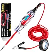 JASTIND Automotive Test Light 3-48V DC Digital LCD Circuit Tester, Bidirectional Voltage Tester w...